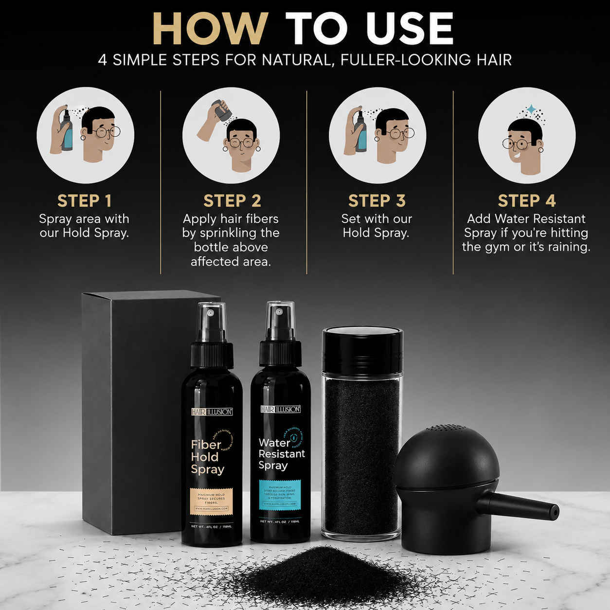 Real Hair Fiber
